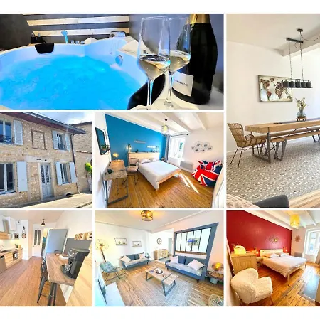 Hébergement de vacances Maison En Pierre Jacuzzi A 500m De L'ain 3ch 8p